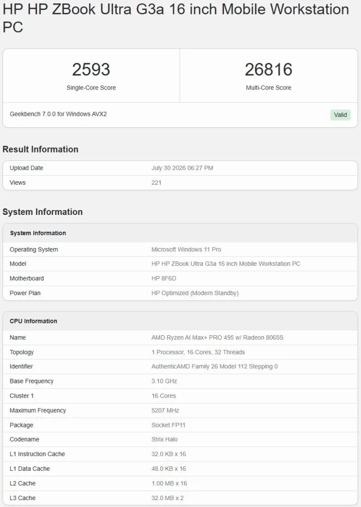 AMD ‘Gorgon Halo’ APU appears in benchmark
