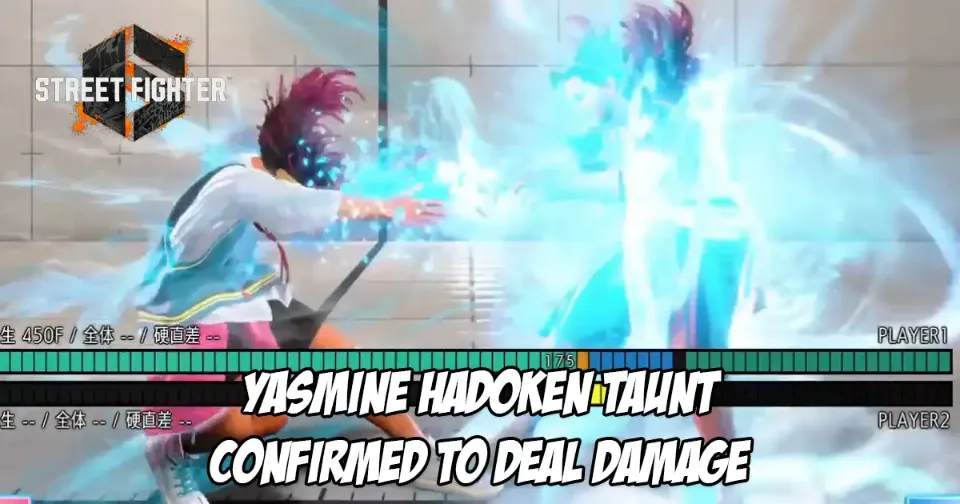 It turns out that the 'Yasmine Hadoken' taunt in Street Fighter 6 CAN hurt opponents and the damage it deals is...