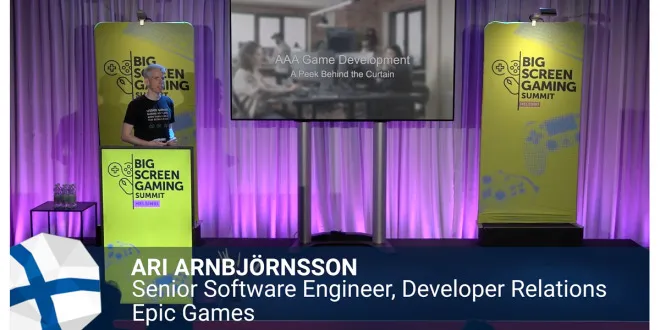 A peek behind the curtain of triple-A games, with Epic Games' Ari Arnbjörnsson