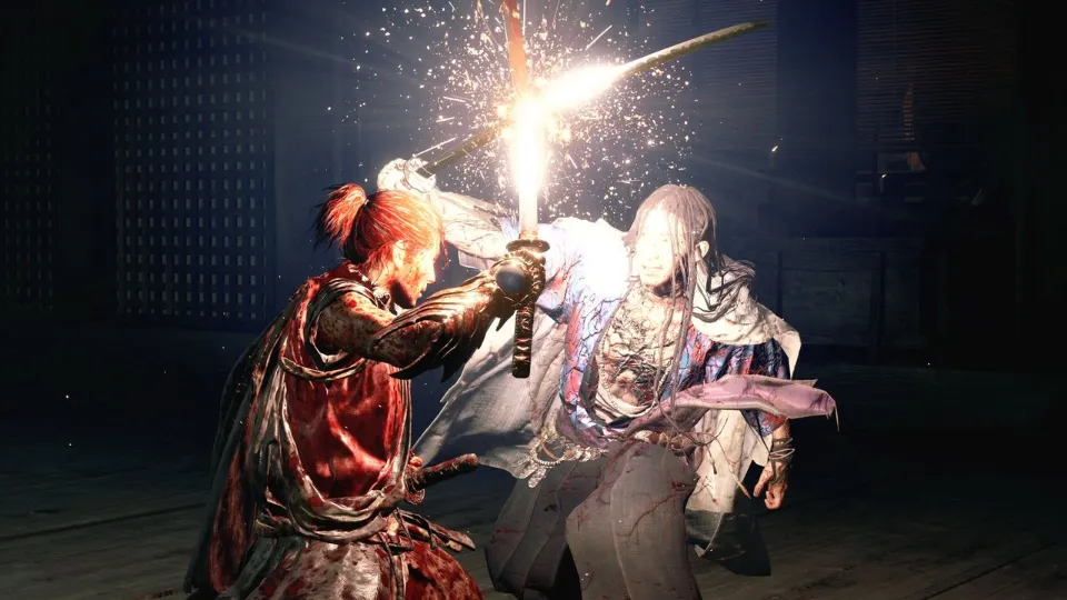 A special weapon was forged to create Onimusha: Way of the Sword's brutal blade sound effects: "We wanted that very raw, kind of rough feel"