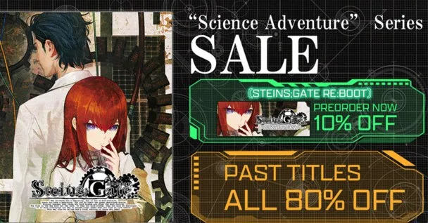 Steam’s SciADV Sale changes the timeline with Steins;Gate and more visual novels at 80% off