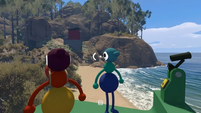 Big Walk simulates the strange, childlike sensation of being unexpectedly separated from your friends, and the joy and relief of finding your way back