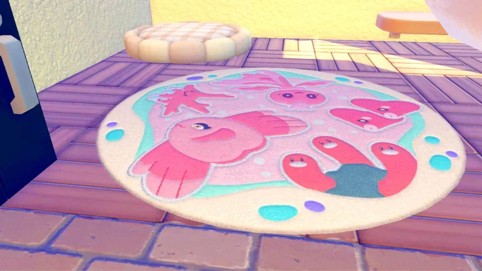 Where to find the ocean pals rug in Pokémon Pokopia