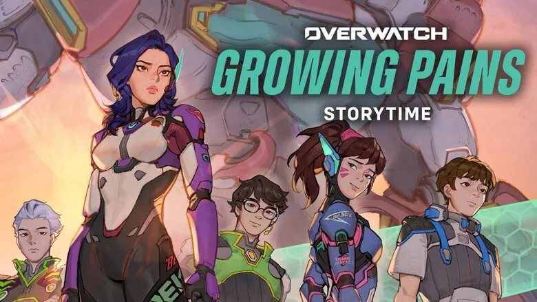 Overwatch "Growing Pains Story Time with LilyPichu" Video and "D.Mon" Hero Trailer