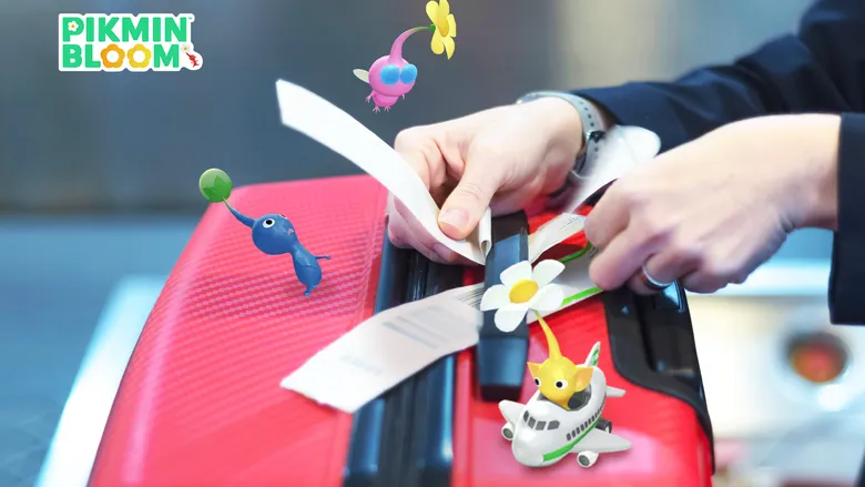 Pikmin Bloom Adds Airport-Inspired Luggage Tag Decor Pikmin