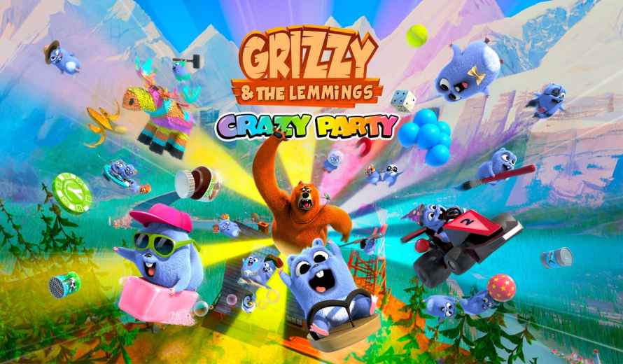 Grizzy and the Lemmings: Crazy Party bears down on Switch today