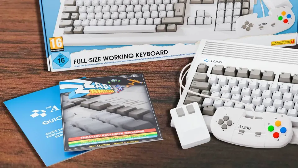 The upcoming Amiga A1200 remake will ship with a special edition of an iconic UK gaming magazine, but only if you're an early bird