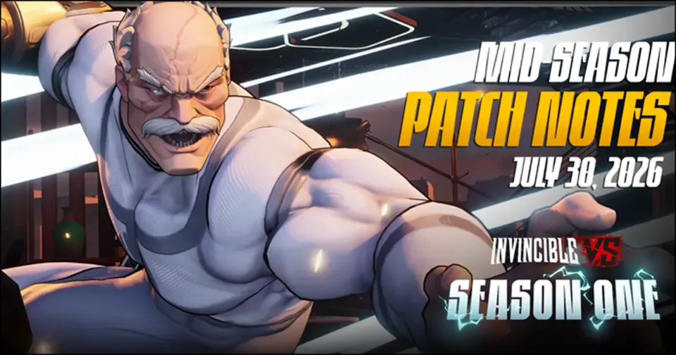 Update: Invincible VS hotfix and mid-season update patch notes released