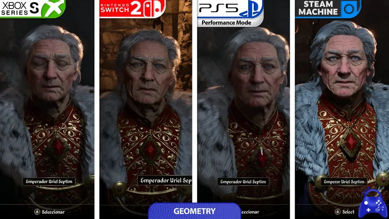 Video: The Elder Scrolls 4: Oblivion Remastered Nintendo Switch 2 vs. PS5 vs. Xbox Series S vs. Steam Machine graphics comparison