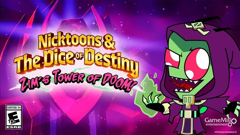 Nicktoons & The Dice Of Destiny Gets A Chaotic Boost With Zim’s Tower Of Doom DLC