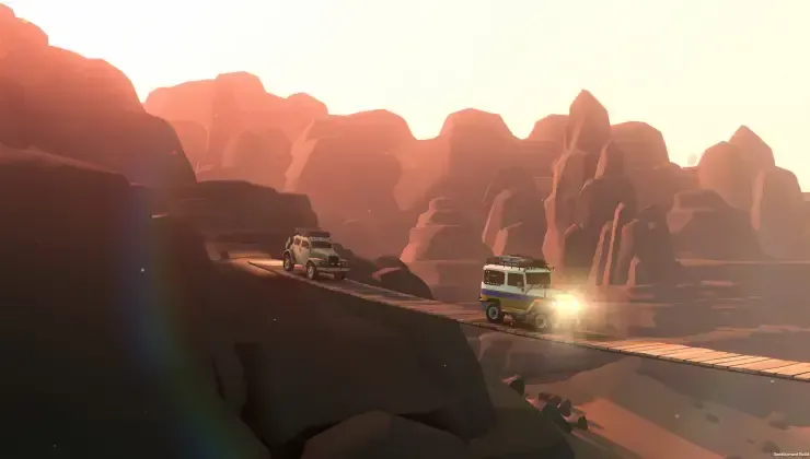 The chilled co-op off-roading game 'over the hill' arrives October 14
