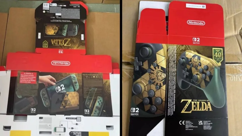 Legend Of Zelda Limited Edition Switch 2 Console And Pro Controller Leaks