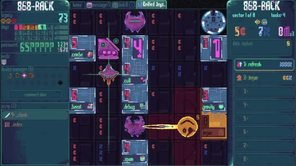 868-Back has returned, and the turn-based puzzle roguelike has hacked my evening routine