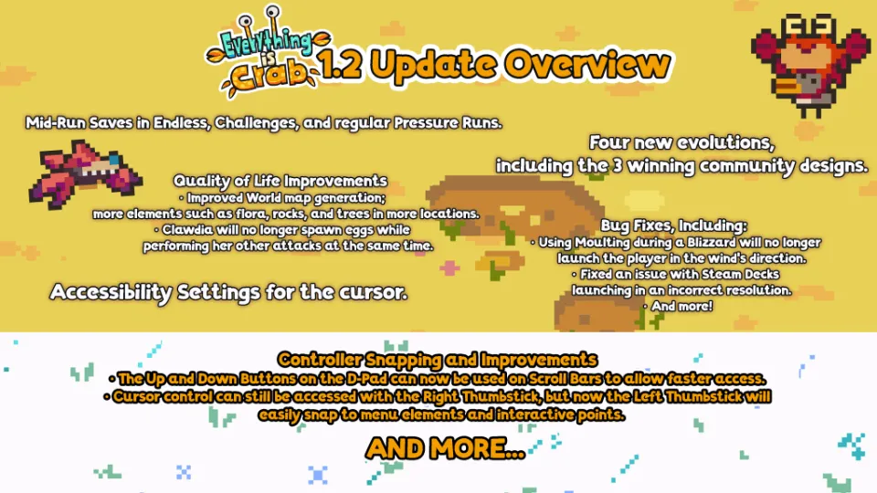 Everything is Crab’s new update introduces new community creations into the food chain