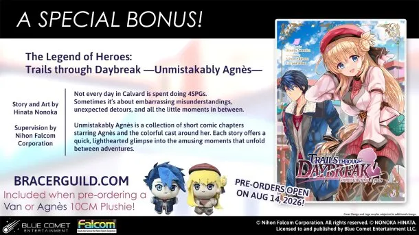 Trails through Daybreak Promotional Manga ‘Unmistakably Agnès’ Is Getting an English Release