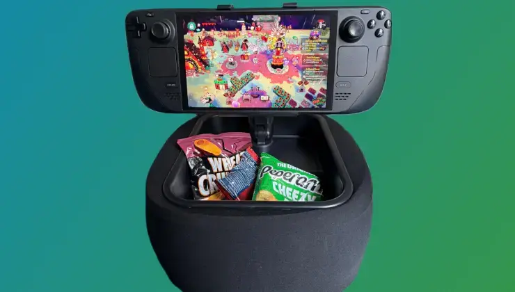 The LULULOOK Gaming Pillow for Steam Deck is the ultimate way to be lazy