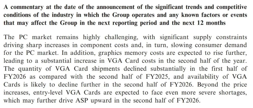 Entry-level GPU prices are about to get even worse, warns Zotac’s parent company