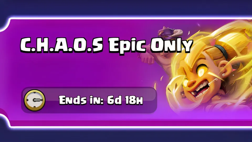 Best CHAOS Epic Only Decks in Clash Royale