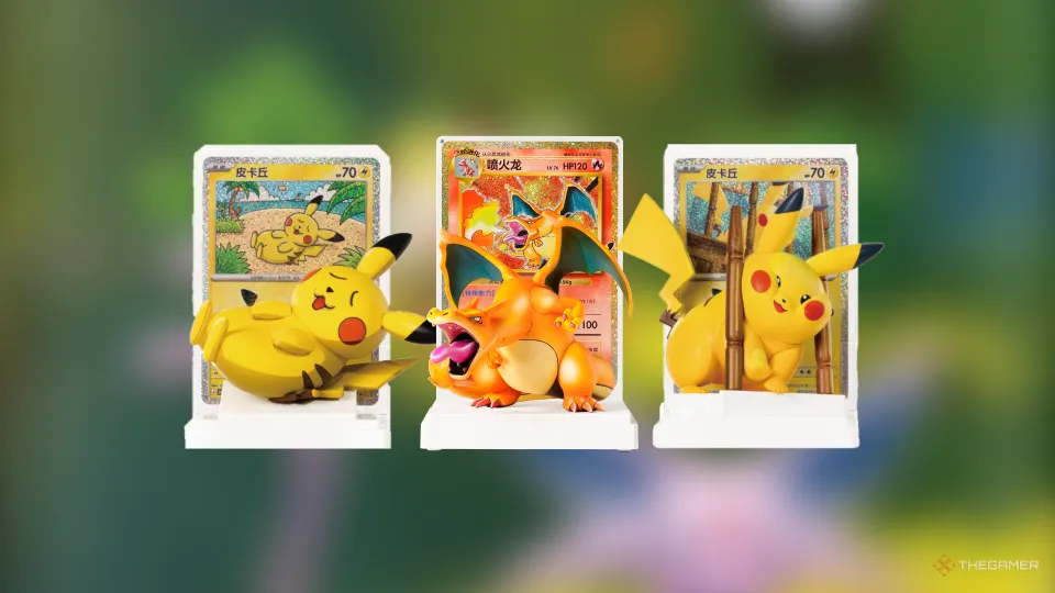 Pokemon TCG China Reveals Charizard And Pikachu Figure Collections