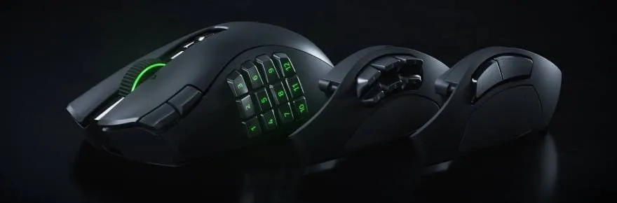 Razer’s new version of the Naga mouse is full of swappable side buttons for rich MMO nerds