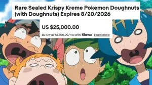 Pokemon Krispy Kreme Boxes Are Being Listed For Ridiculous Sums Of Money