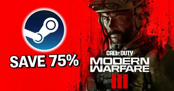 Call of Duty: Modern Warfare III is locked and loaded at 75% off on Steam right now