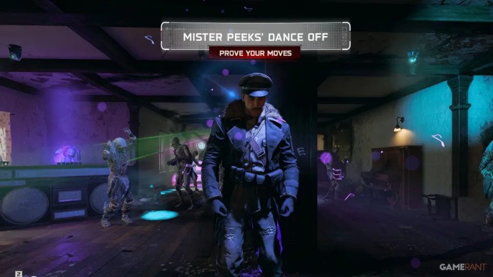 Mister Peeks' Dance Off in Rex Infernus (Black Ops 7 Zombies)