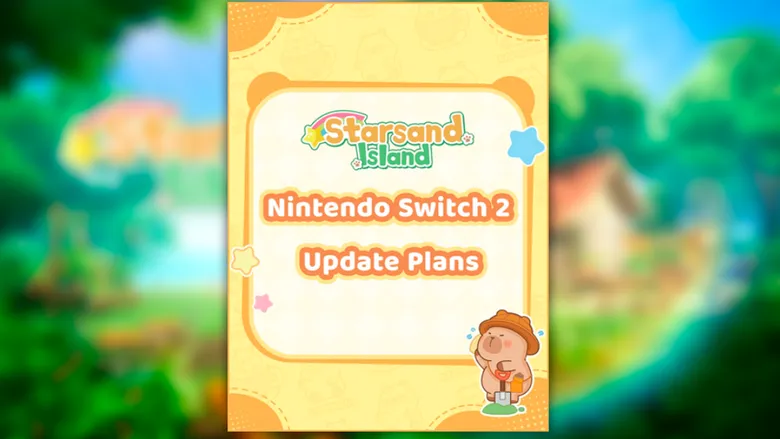 Update coming to Starsand Island Nintendo Switch 2 Version