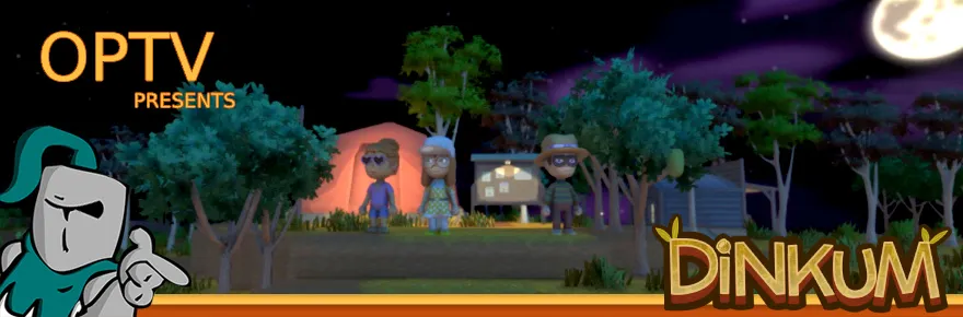 The Stream Team: Constructing Dinkum’s community center band stand