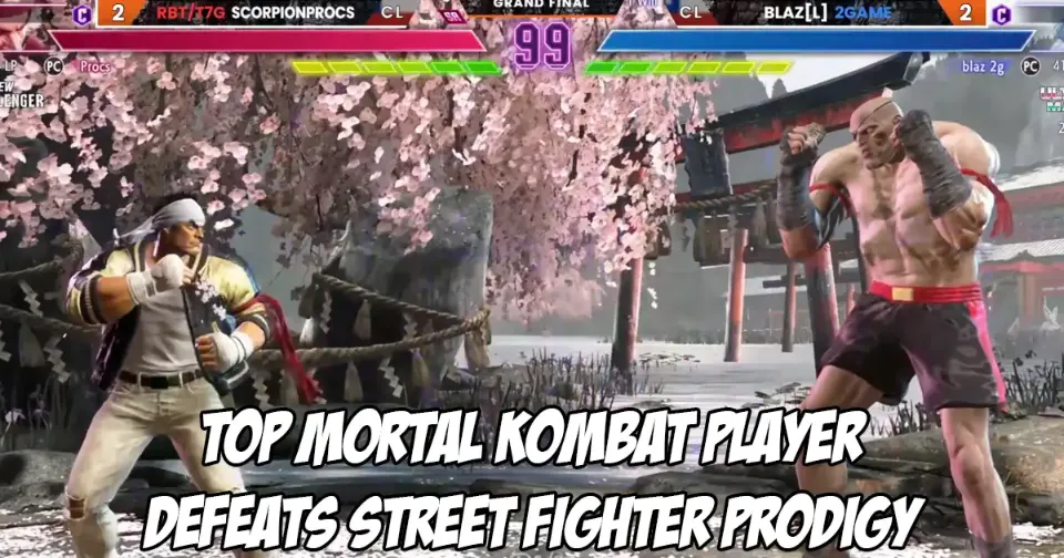 One of Mortal Kombat's strongest competitors just took down professional player Blaz during Street Fighter 6 grand finals