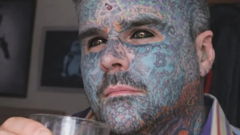Britain’s most tattooed man terrified after suddenly going blind in his inked eyes