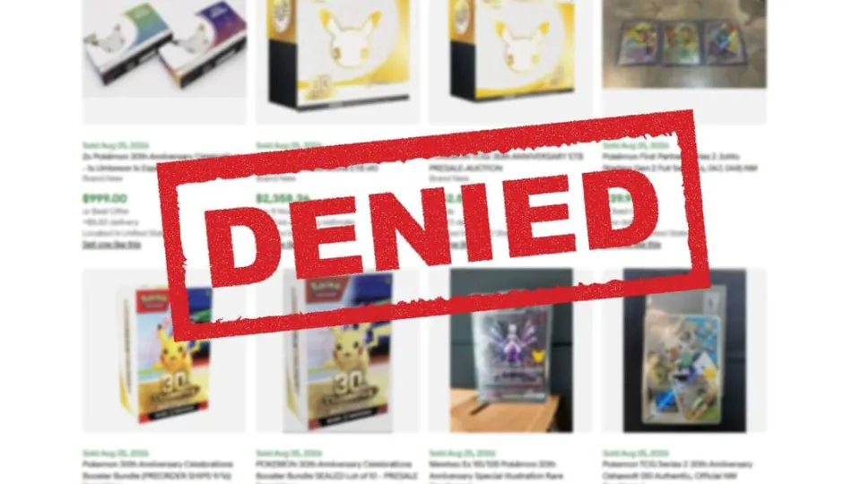 Pokemon cracks down on early 30th anniversary card sales over stolen property concerns