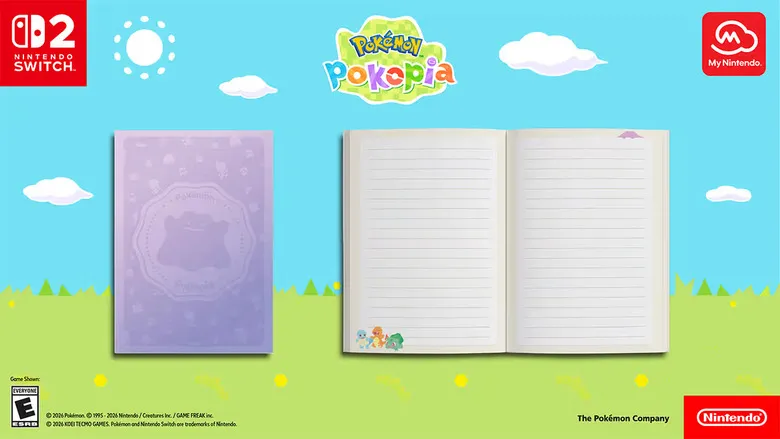 Bring a little charm from Pokémon Pokopia to your desk with a notebook from My Nintendo