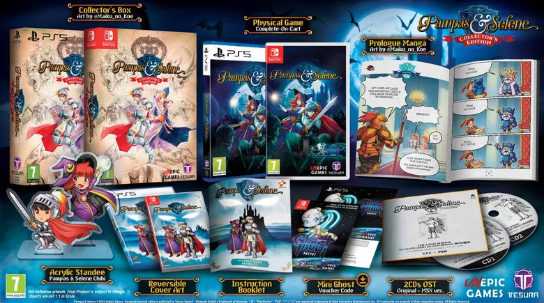 Pampas & Selene: The Maze of Demons physical Switch release now available