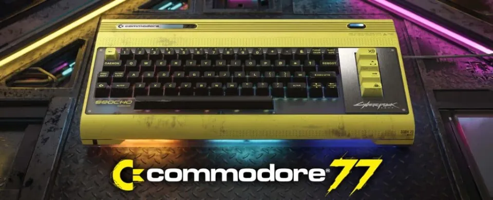 Hello gorgeous – The Commodore 77 turns the C64 into a glorious Cyberpunk 2077 relic