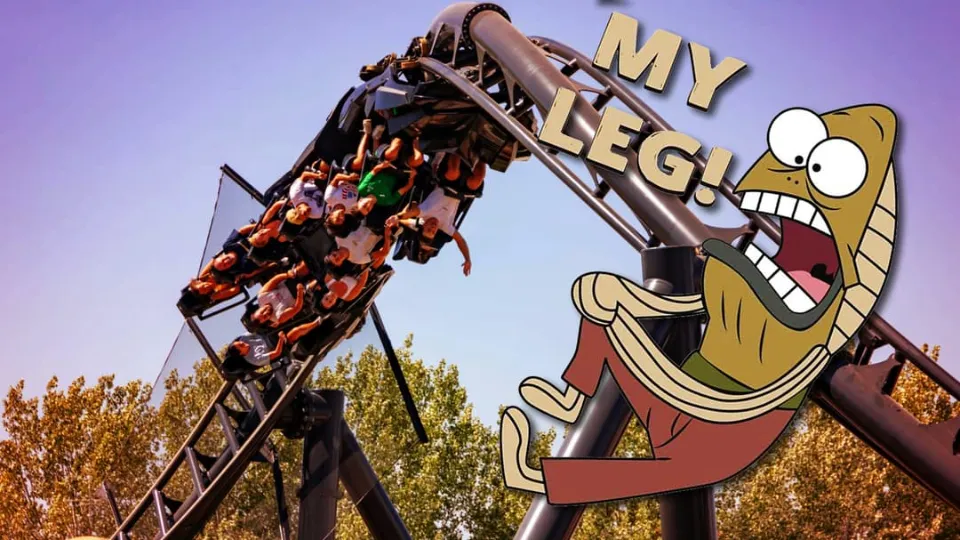Batman roller coaster shuts down after rider breaks both legs