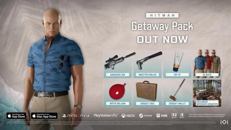 HITMAN World of Assassination "Getaway Pack" Now Available