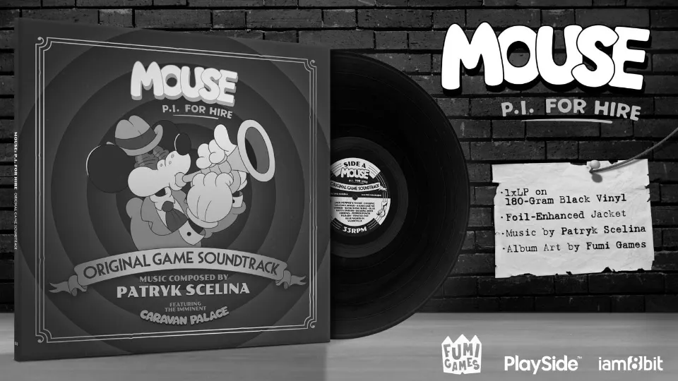 iam8bit Opens MOUSE: P.I. For Hire Vinyl Soundtrack Pre-Orders