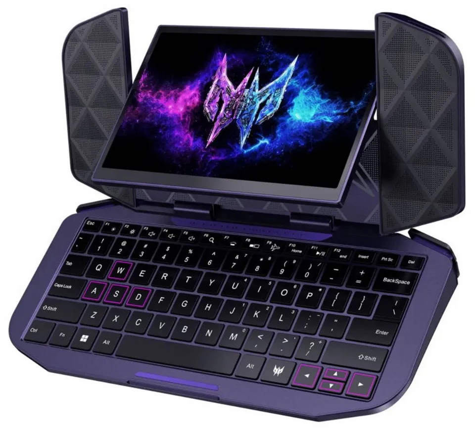 Acer’s new gaming handheld prototype transforms into a mini laptop with keyboard