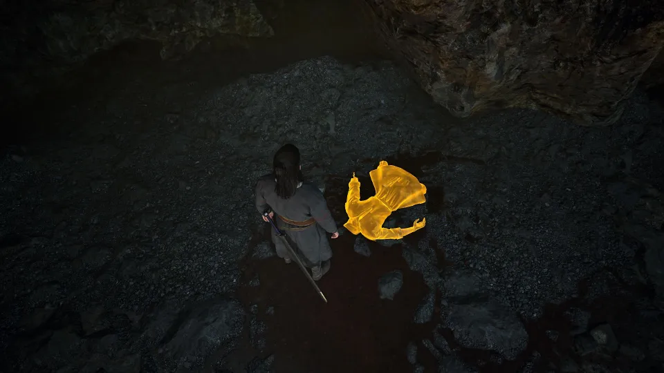 Secret Cache Marked With X In Blood of Dawnwalker (Into the Den Quest)