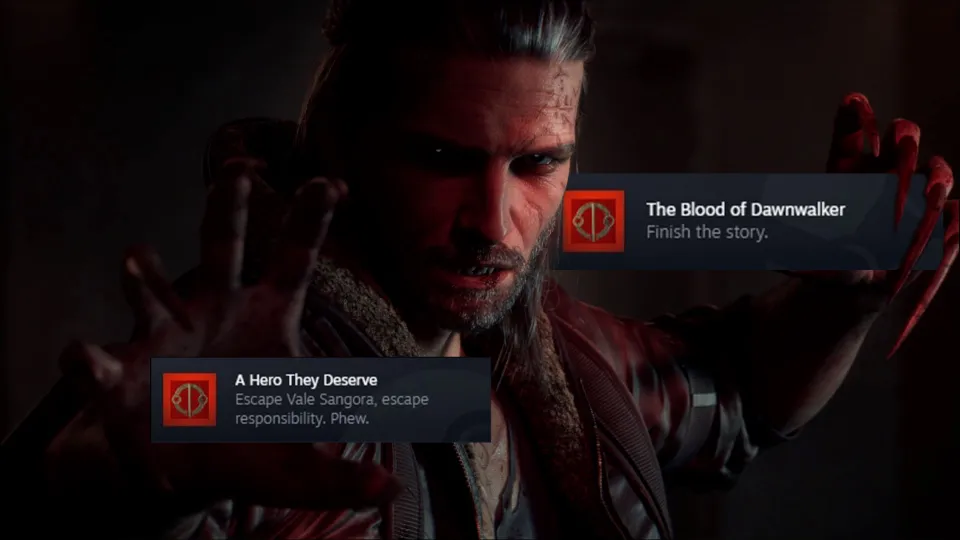 A Hero They Deserve Achievement (Should You Leave Exit the Valley or Stay?) In Blood of Dawnwalker
