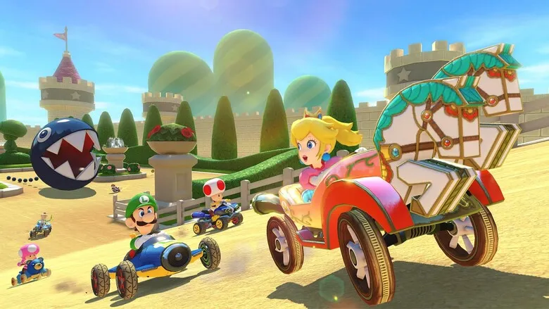 Post Ver. 4.0.0 update, Mario Kart 8 Deluxe on Switch 2 features more hazards compared to the Switch version