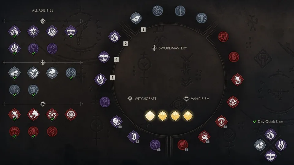 Best Builds in The Blood of Dawnwalker (Witchcraft, Vampirism, & Swordmastery)