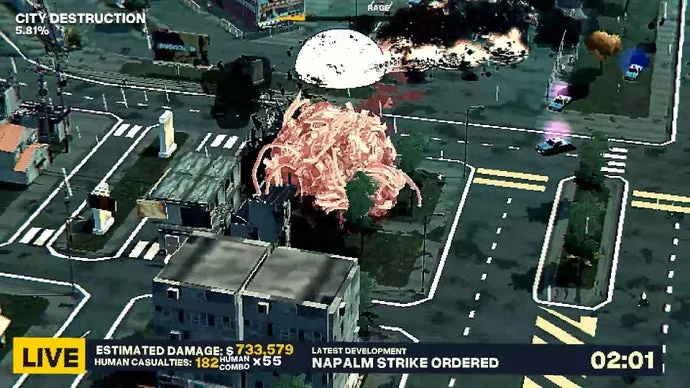 ROLLA is evil, fleshy, monstrous, B-movie-esque Katamari Damacy, and is out this month