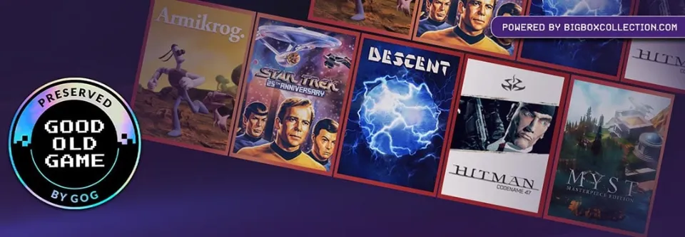 Big PC game boxes are back, as GOG leans into nostalgia for physical media