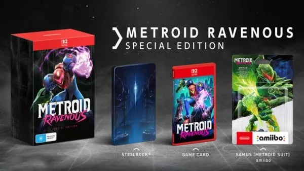 The Metroid Ravenous Special Edition And Amiibo Are Up For Pre-Order In Australia