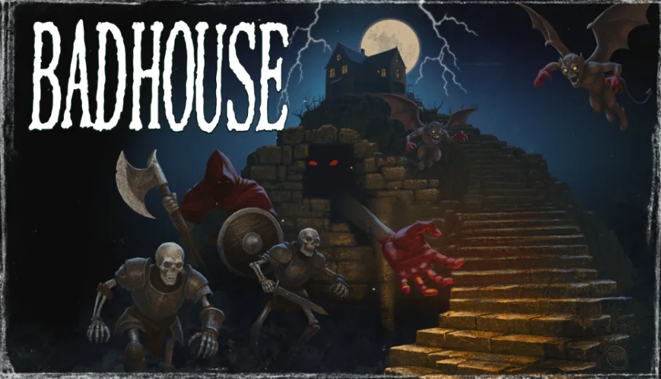 Bad House Is an Auto-Battler Dungeon Crawler About Exploring a Basement and Escaping With Your Loot