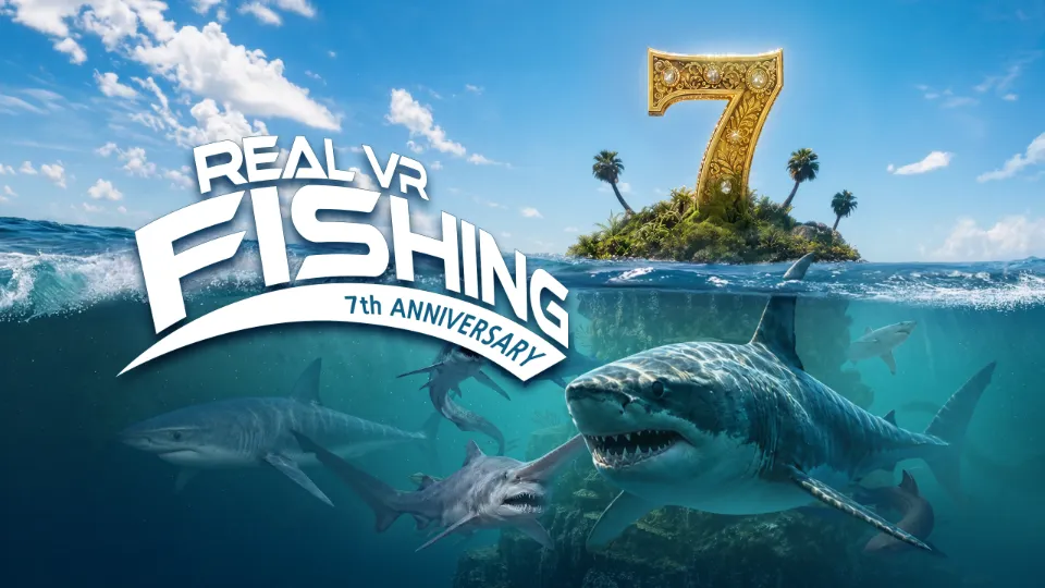 Real VR Fishing Celebrates 7th Anniversary With Prehistoric Sharks Event