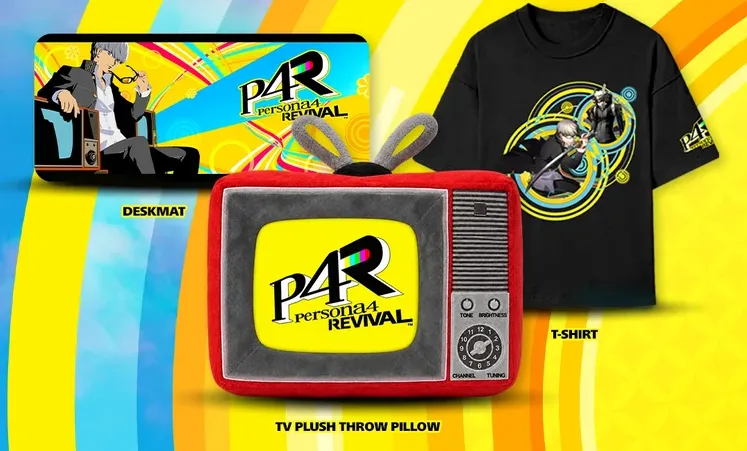 Persona 4 Revival Merch Set up for grabs
