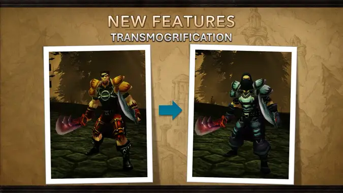 World of Warcraft: Forever gives you transmog options, including turning it off